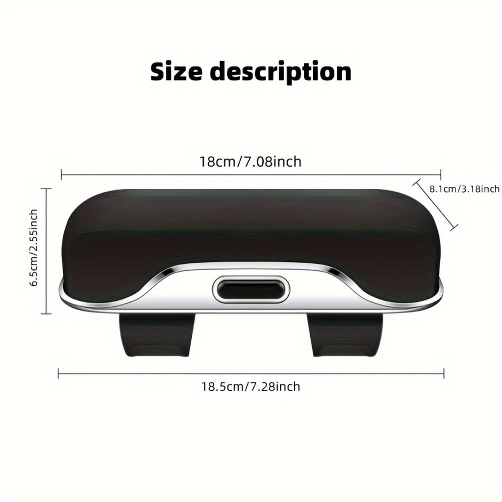 Rotating Headphone Stand - PC Gaming Headset Holder, Adjustable Clamp-on Under Desk Hanger With 360 Degree Swivel &amp; Cable Clip Organizer