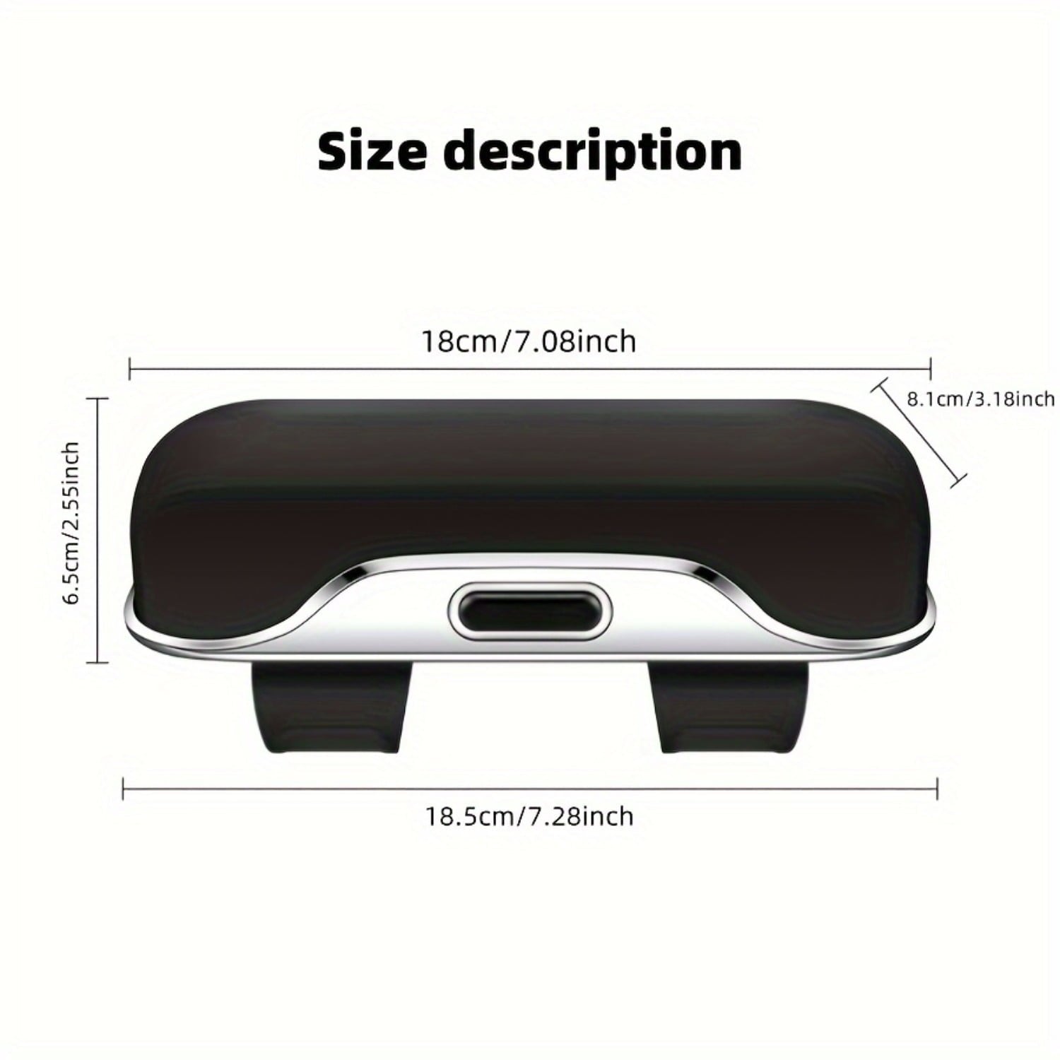 Rotating Headphone Stand - PC Gaming Headset Holder, Adjustable Clamp-on Under Desk Hanger With 360 Degree Swivel &amp; Cable Clip Organizer