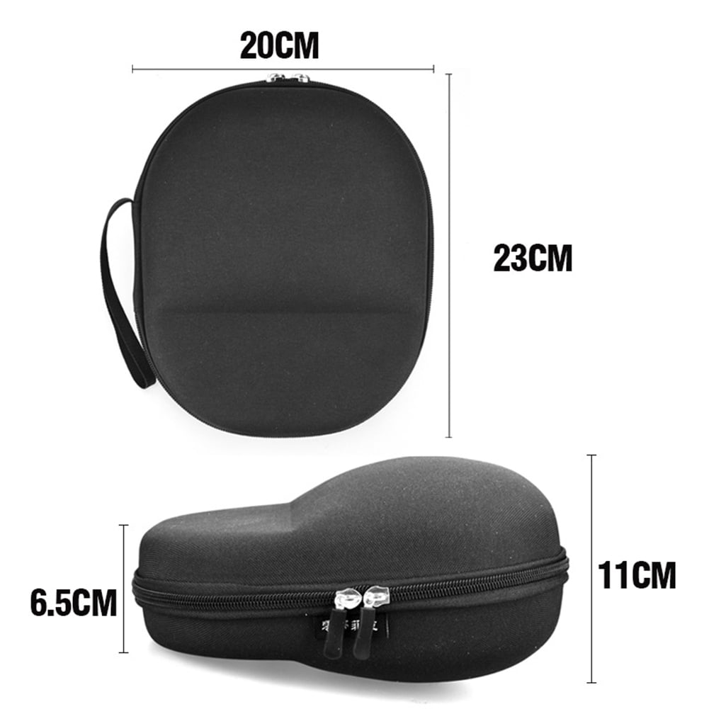 Headphone Case Headphones Storage Bag for Protecting Your Headphone Black Ordinary