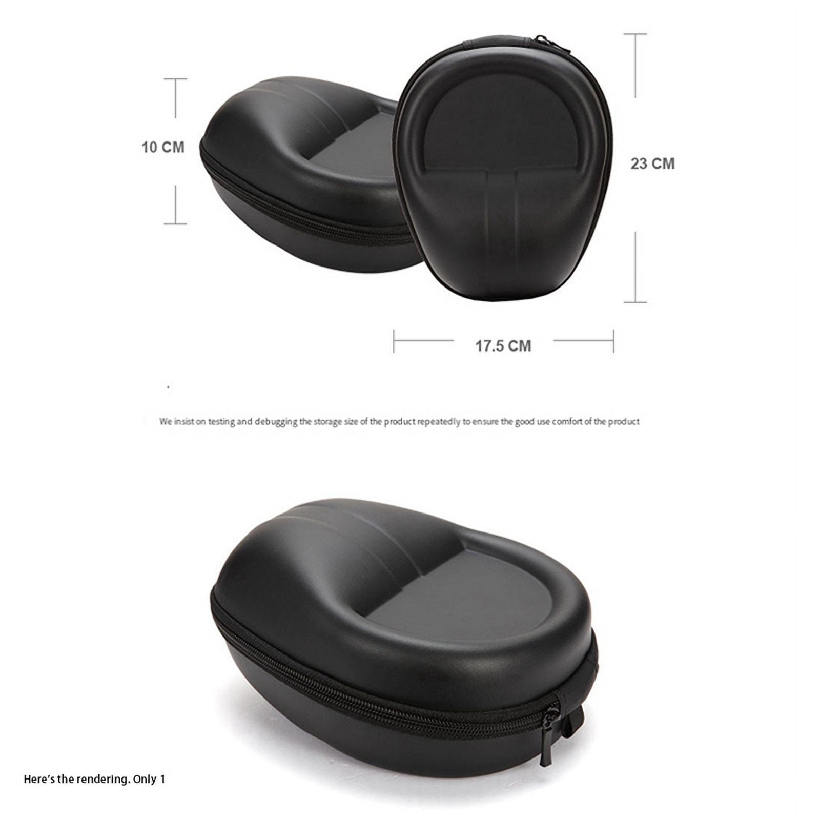 Portable Shockproof Headphone Bag Hard Box Earphone Case Headset Carry Pouch Storage Accessories
