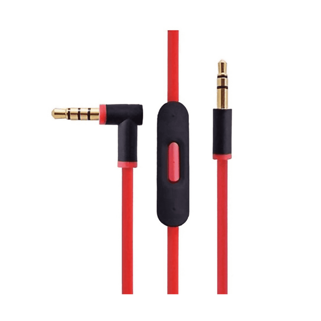 2X Replacement Audio Cable for By Headphones with in Line Mic for Studio/Executive/Mixr/Solo/Wireless/Pro,2 x Replacement Audio Cable,Red &amp; Black