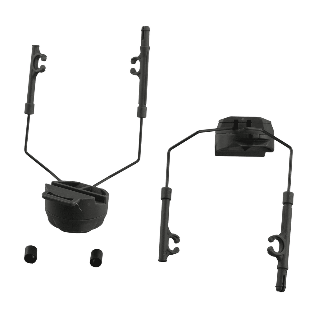 Pickup Headphones Rail Bracket Multi-Angle Adjustable Flip Ear Cups Fixed Bracket Helmet Accessories Green