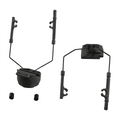 Pickup Headphones Rail Bracket Multi-Angle Adjustable Flip Ear Cups Fixed Bracket Helmet Accessories Green