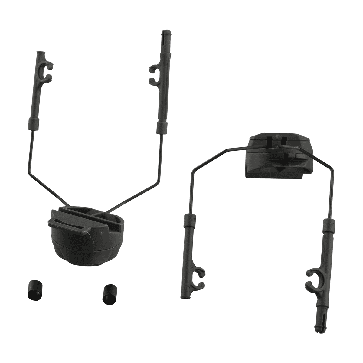 Pickup Headphones Rail Bracket Multi-Angle Adjustable Flip Ear Cups Fixed Bracket Helmet Accessories Green