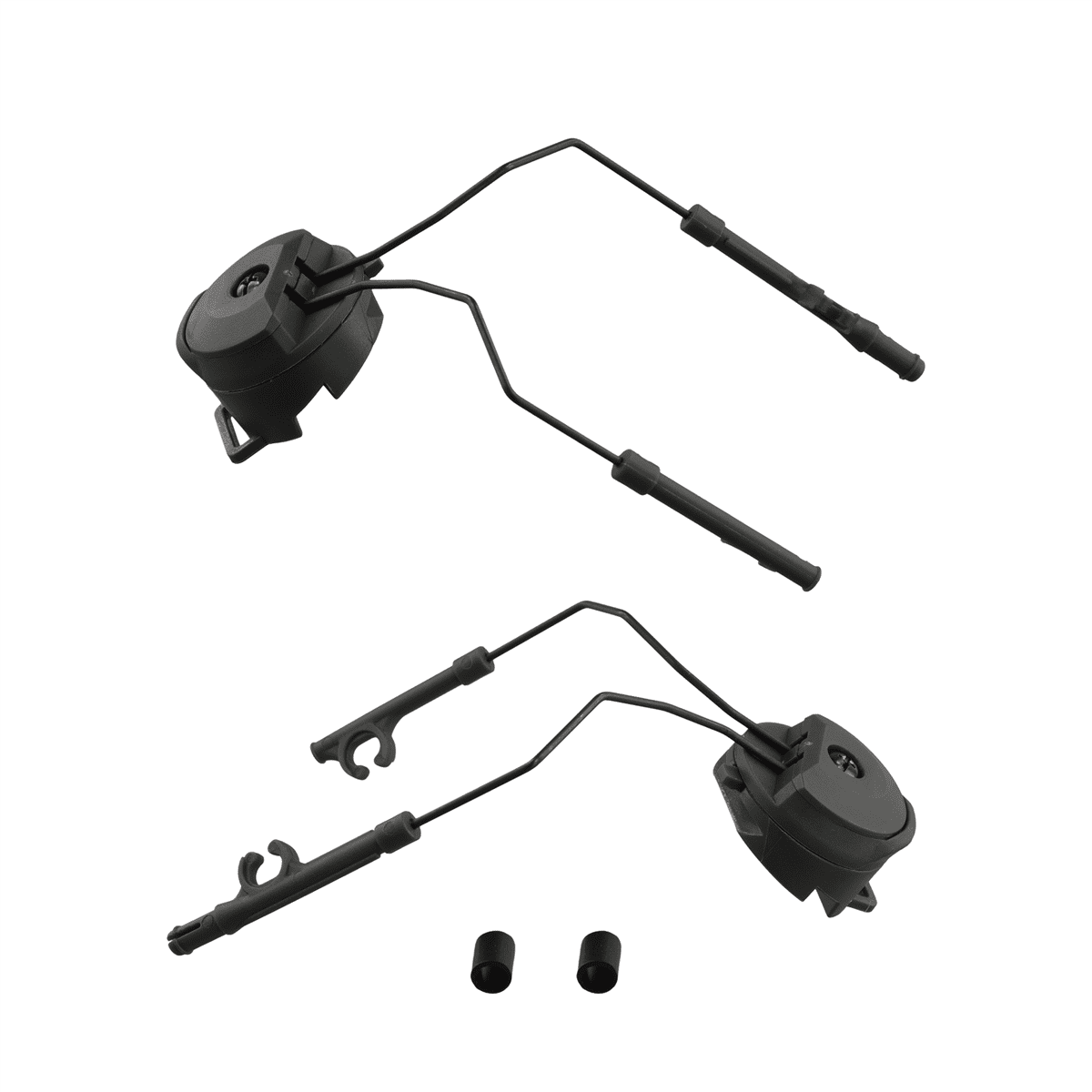 Pickup Headphones Rail Bracket Multi-Angle Adjustable Flip Ear Cups Fixed Bracket Helmet Accessories Green