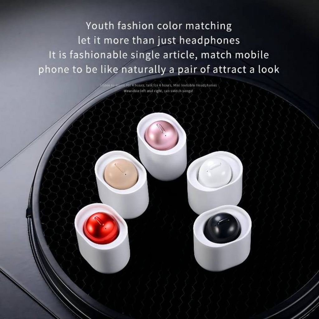 Ultra Small Mini Bluetooth Wireless Earphone Invisible Hidden Micro 2021 New Cute Hign Quality Portable Headset Waterproof - Earphones &amp;amp; Headphones
