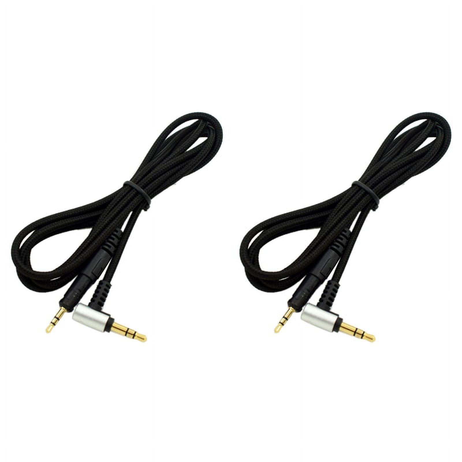 2X Replacement Audio Cable for -M50X M40X Headphones Fits Many Headphones