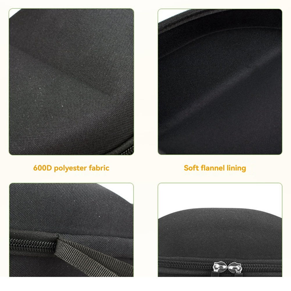 Headphone Case Headphones Storage Bag for Protecting Your Headphone Black Wear-