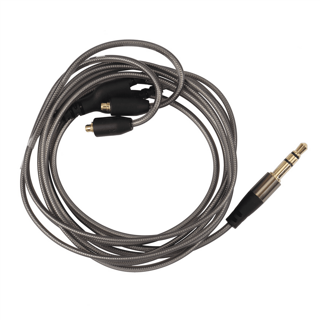2X DIY Ie800 Headphone Cable Single Crystal Copper Wires, 14 Core MMCX Interface Earphone Cable for SE215/315/535/UE900