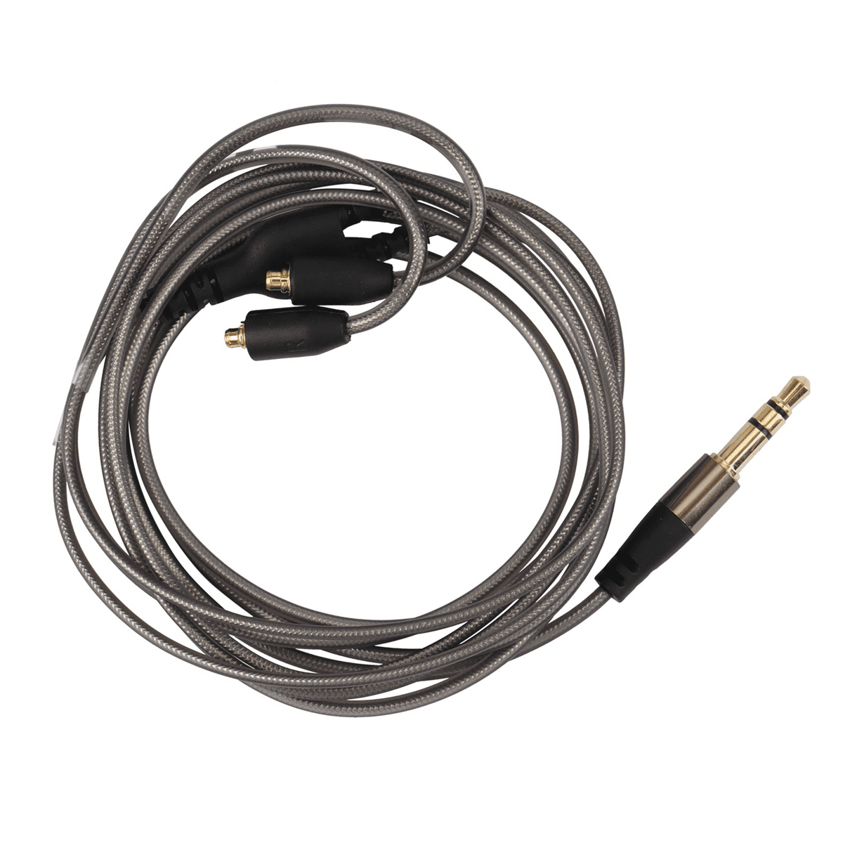 2X DIY Ie800 Headphone Cable Single Crystal Copper Wires, 14 Core MMCX Interface Earphone Cable for SE215/315/535/UE900