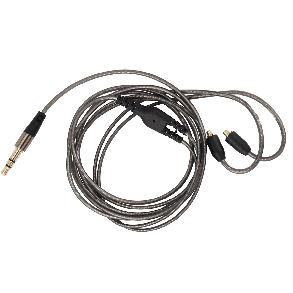 2X DIY Ie800 Headphone Cable Single Crystal Copper Wires, 14 Core MMCX Interface Earphone Cable for SE215/315/535/UE900