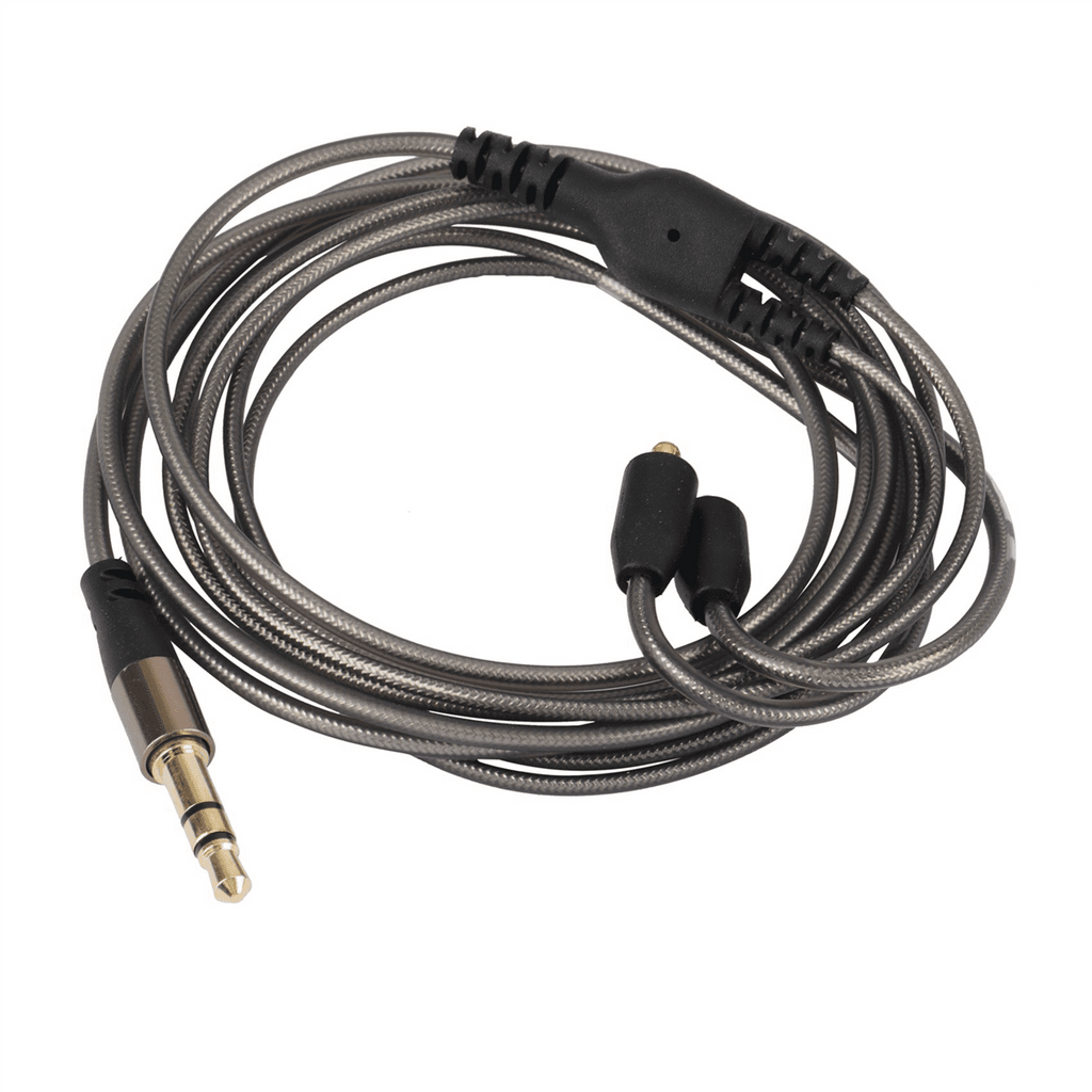 2X DIY Ie800 Headphone Cable Single Crystal Copper Wires, 14 Core MMCX Interface Earphone Cable for SE215/315/535/UE900