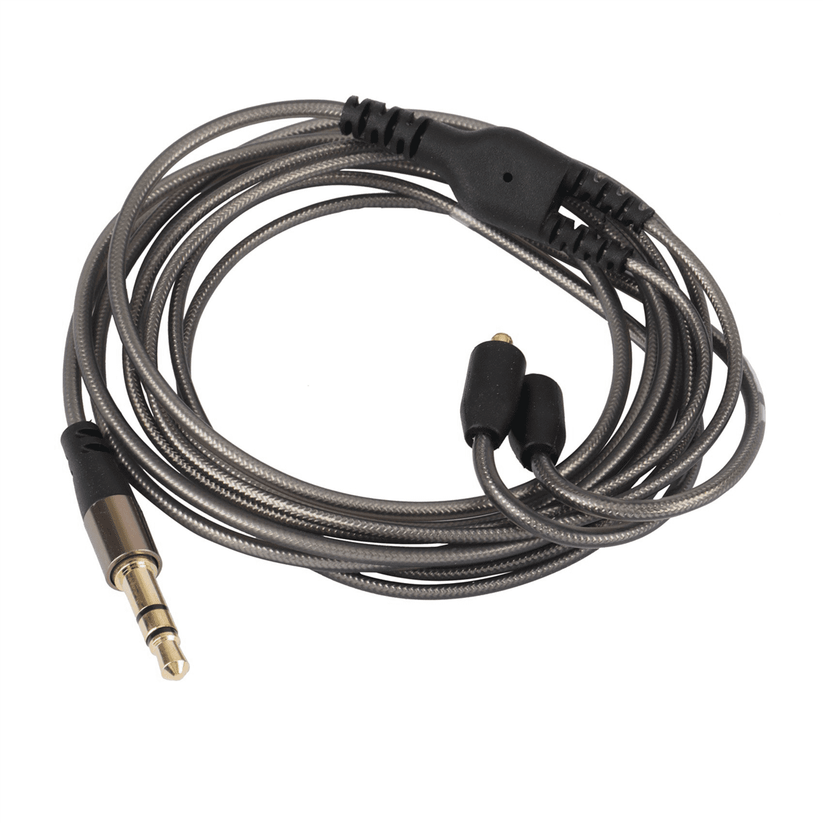 2X DIY Ie800 Headphone Cable Single Crystal Copper Wires, 14 Core MMCX Interface Earphone Cable for SE215/315/535/UE900