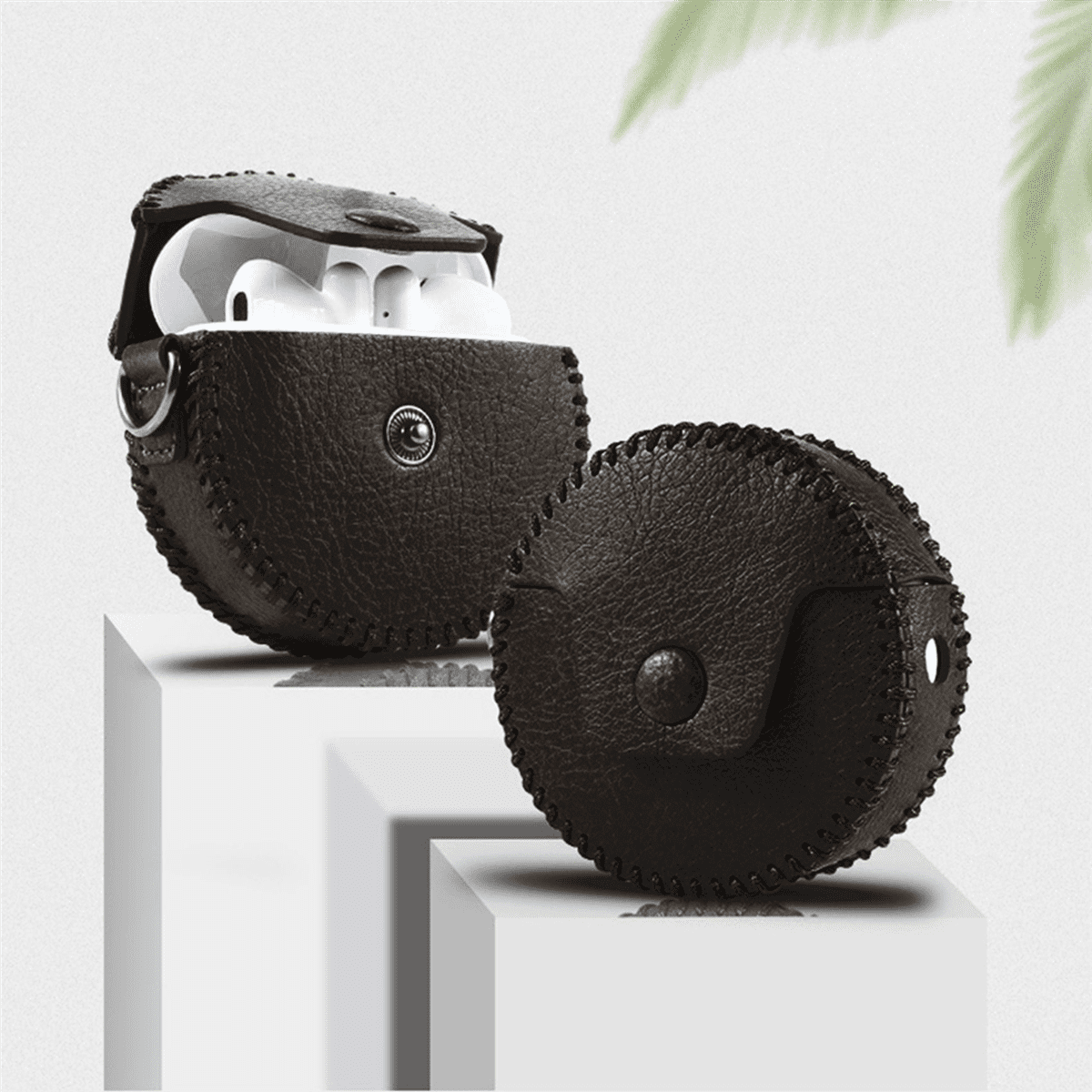 2X Case for Freebuds 3 Case Cover High Quality Soft PU Leather Headphone Waterproof Protective Cover