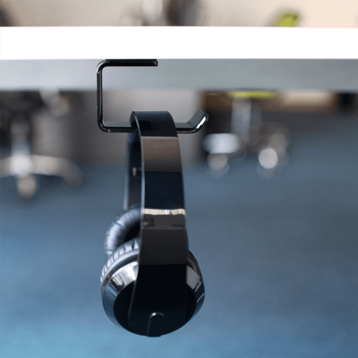 3X Acrylic Headphone Bracket Wall Mounted Headset Holder Desk Display Stand Bracket Hanger Headphone