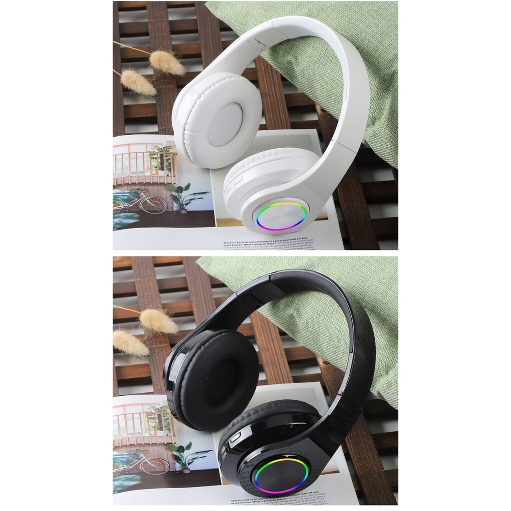 Over Ear Wireless Headphones with Microphone, Low Latency for Gaming, Comfortable Foldable Design for Work, Travel, and Study