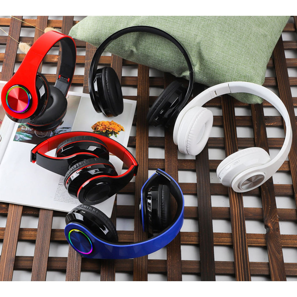 Over Ear Wireless Headphones with Microphone, Low Latency for Gaming, Comfortable Foldable Design for Work, Travel, and Study