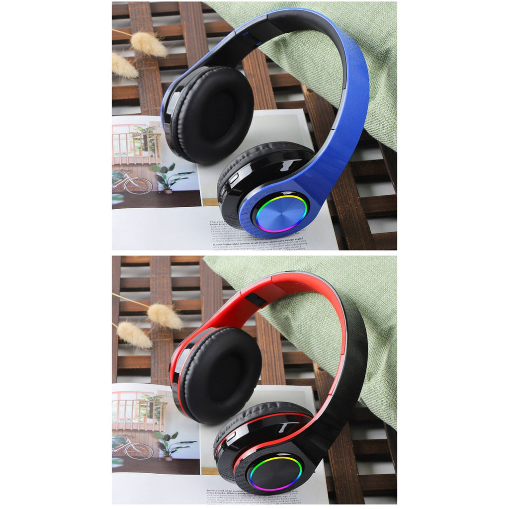 Over Ear Wireless Headphones with Microphone, Low Latency for Gaming, Comfortable Foldable Design for Work, Travel, and Study