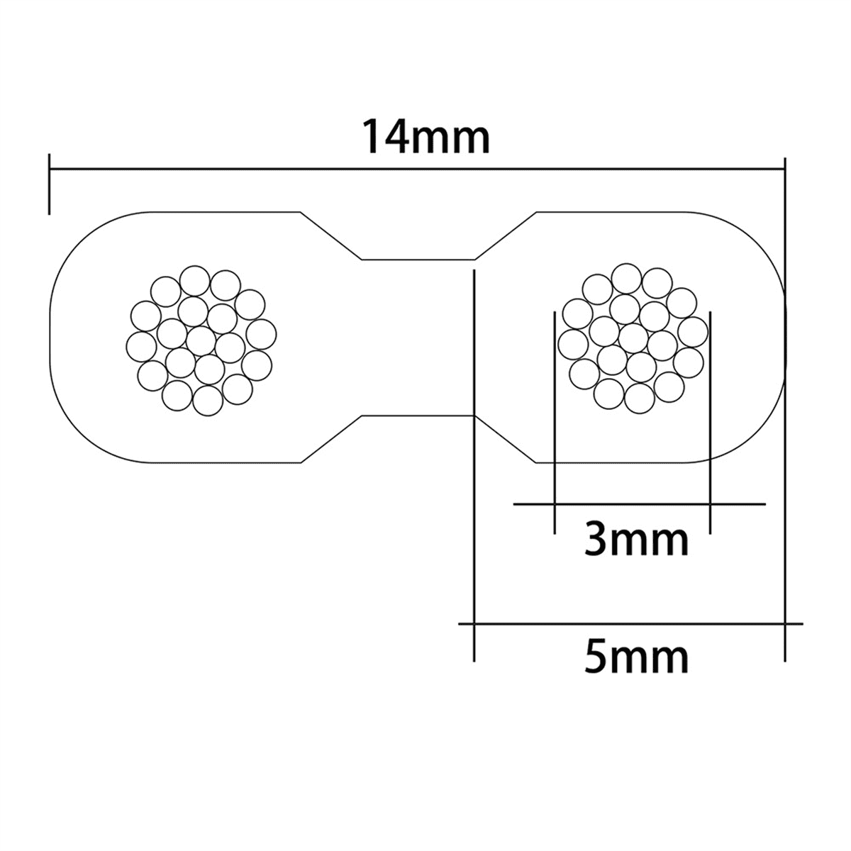11AWG Silver Plated Pure Copper OFC Speaker Cable Audio Speaker Cable for HiFi Speakers Surround Polarity Marking 1m,1 * 11AWG fever audio speaker cable,Transparent&amp;