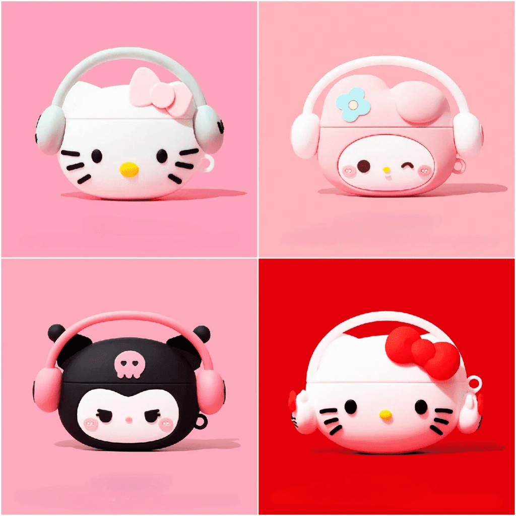 HELANHO Cartoon Stitch Silicone Protective Case for Airpods Pro 2 Wireless Earbuds Charger with Carabiner Clip - Anti-Scratch Cover QQH63-2474