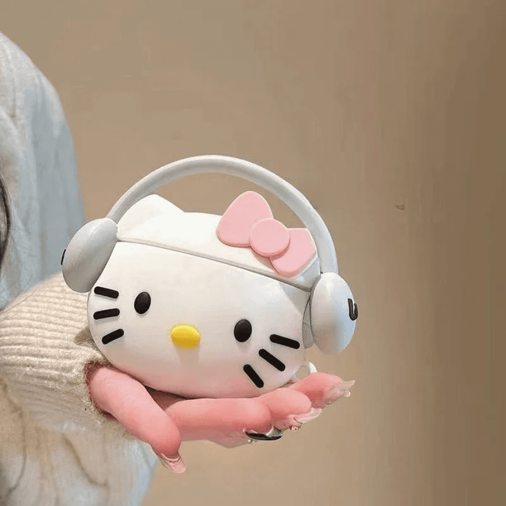 HELANHO Cartoon Stitch Silicone Protective Case for Airpods Pro 2 Wireless Earbuds Charger with Carabiner Clip - Anti-Scratch Cover QQH63-2474