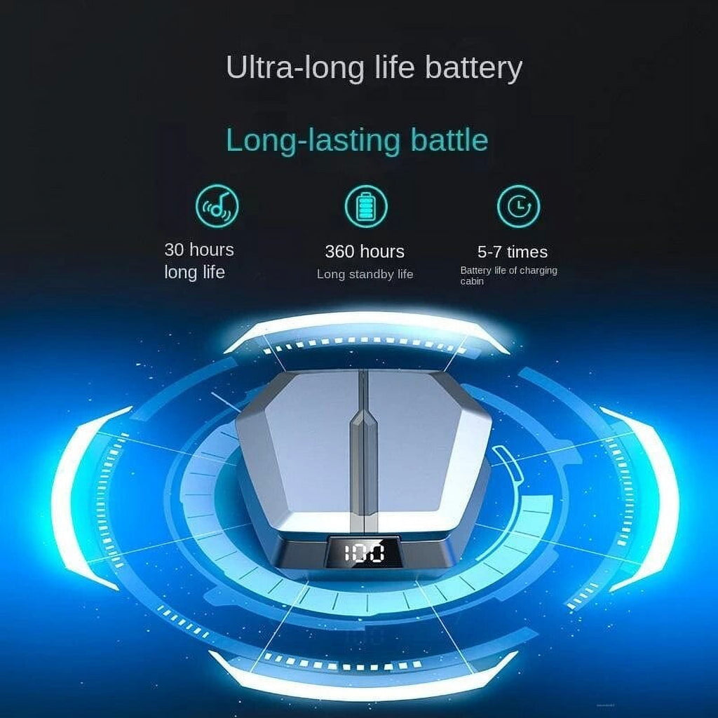 JX10 TWS Wireless Headphones Bluetooth Earphones Touch Control Low Latency Gaming Headsets HiFi Stereo Earbuds Digital Display