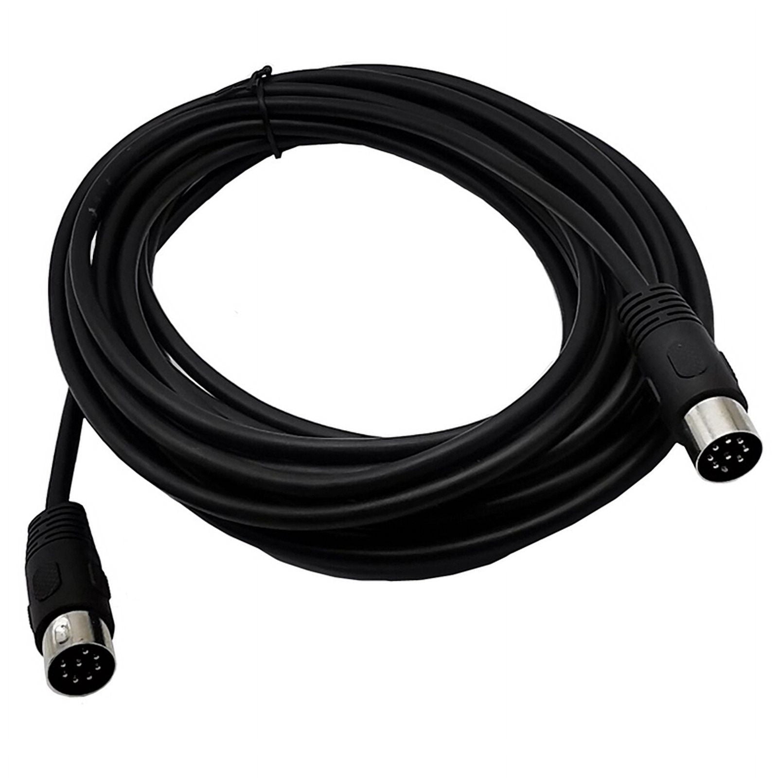 3X 8 Pin Din Male to Male Speaker Audio Cable Adapter for Surveillance Automotive Computers Television 5M