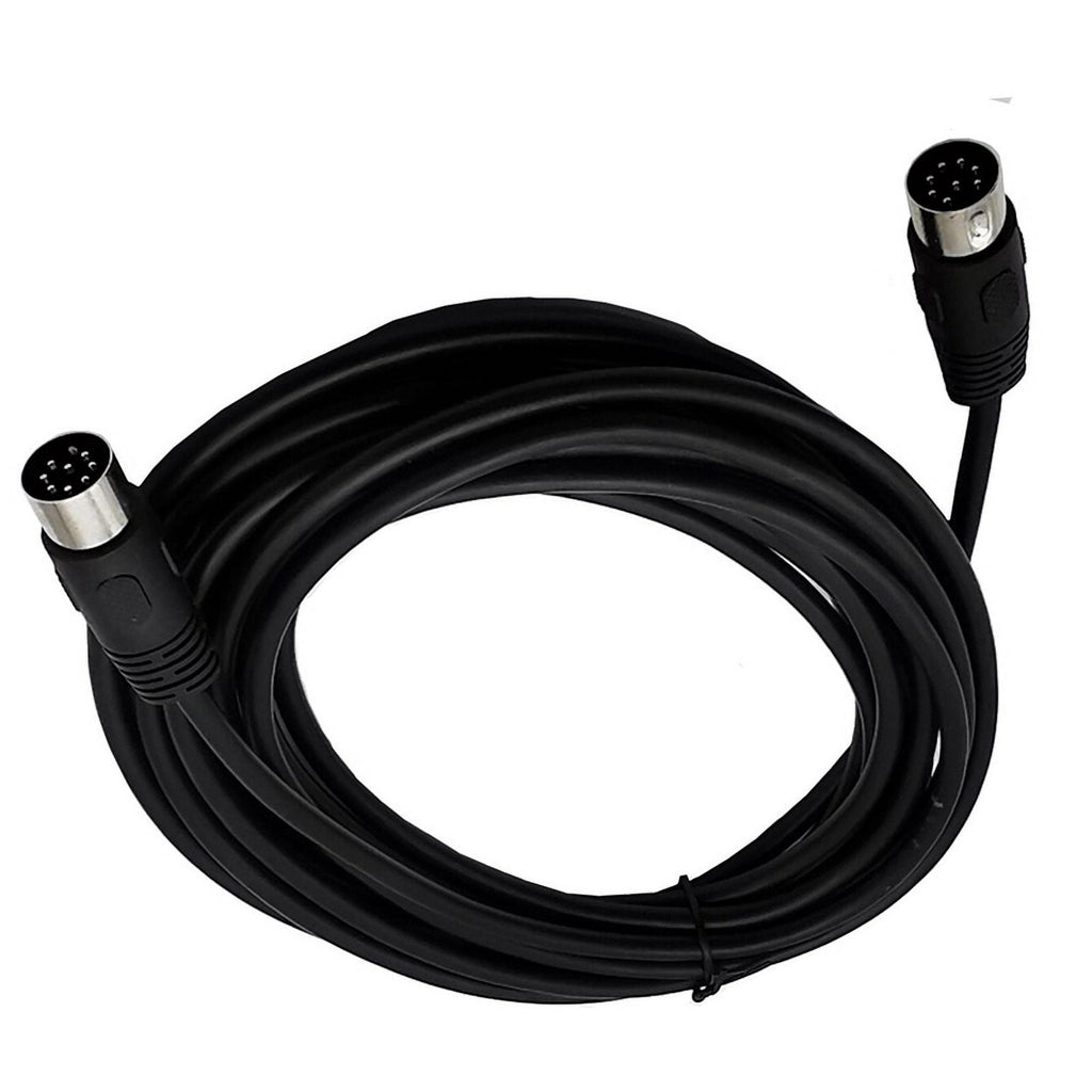 3X 8 Pin Din Male to Male Speaker Audio Cable Adapter for Surveillance Automotive Computers Television 5M