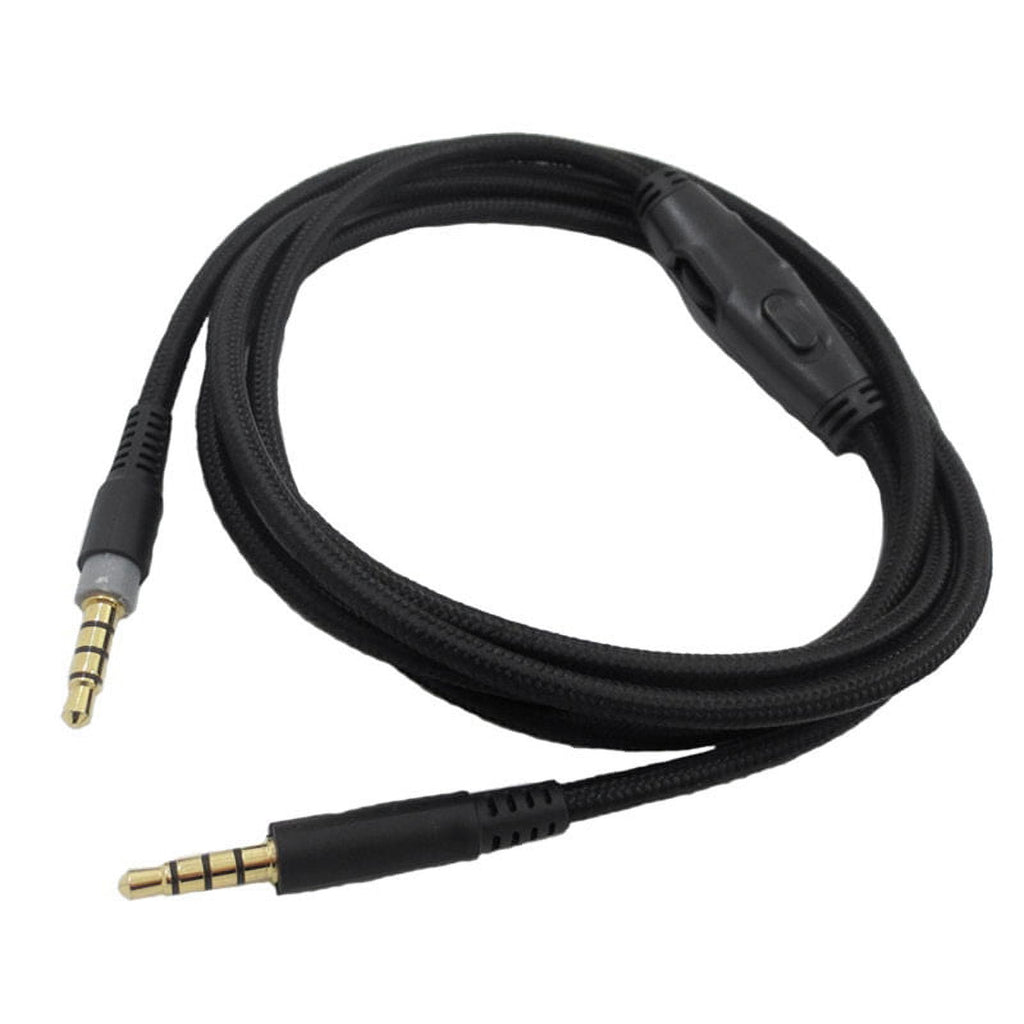 For Cloud Alpha/ Cloud Core Flight Headphone Cable with Volume Control Sound Control Headphone Cable