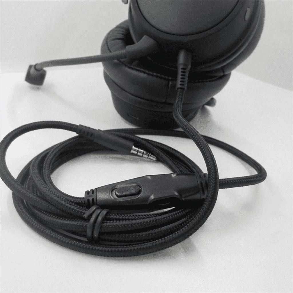 For Cloud Alpha/ Cloud Core Flight Headphone Cable with Volume Control Sound Control Headphone Cable