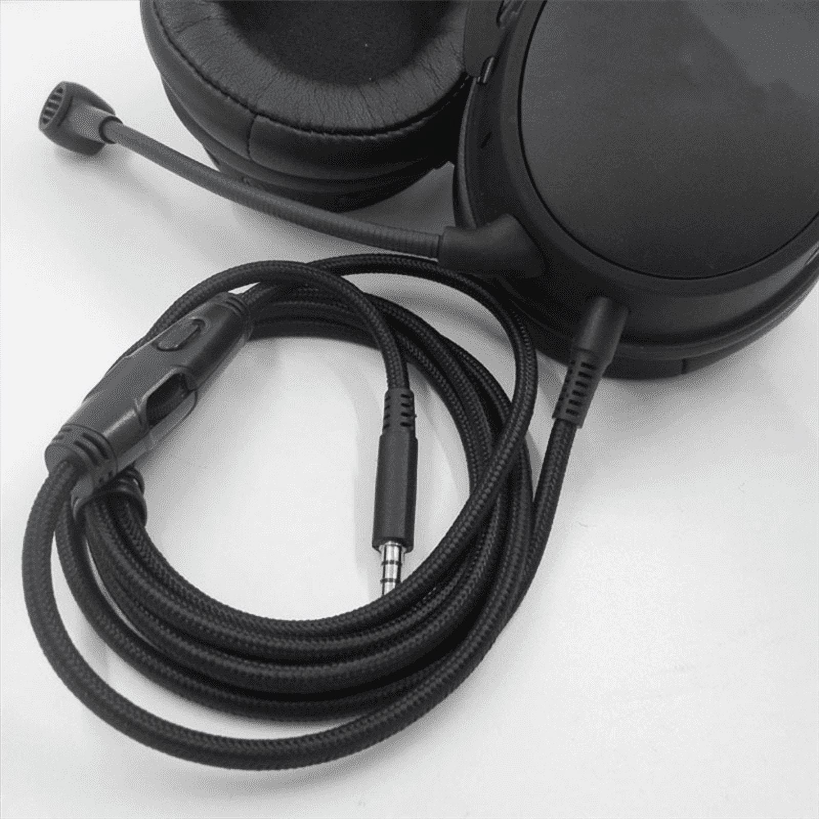 For Cloud Alpha/ Cloud Core Flight Headphone Cable with Volume Control Sound Control Headphone Cable