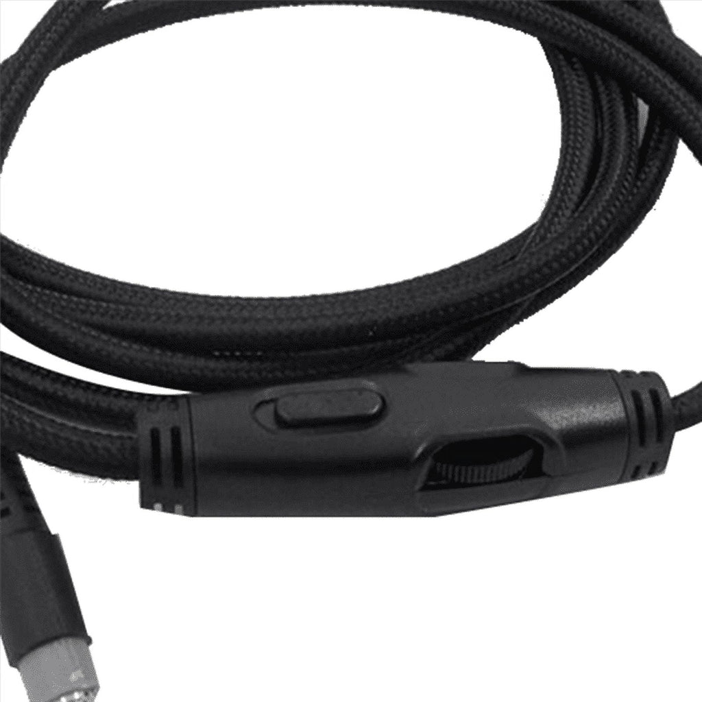 For Cloud Alpha/ Cloud Core Flight Headphone Cable with Volume Control Sound Control Headphone Cable