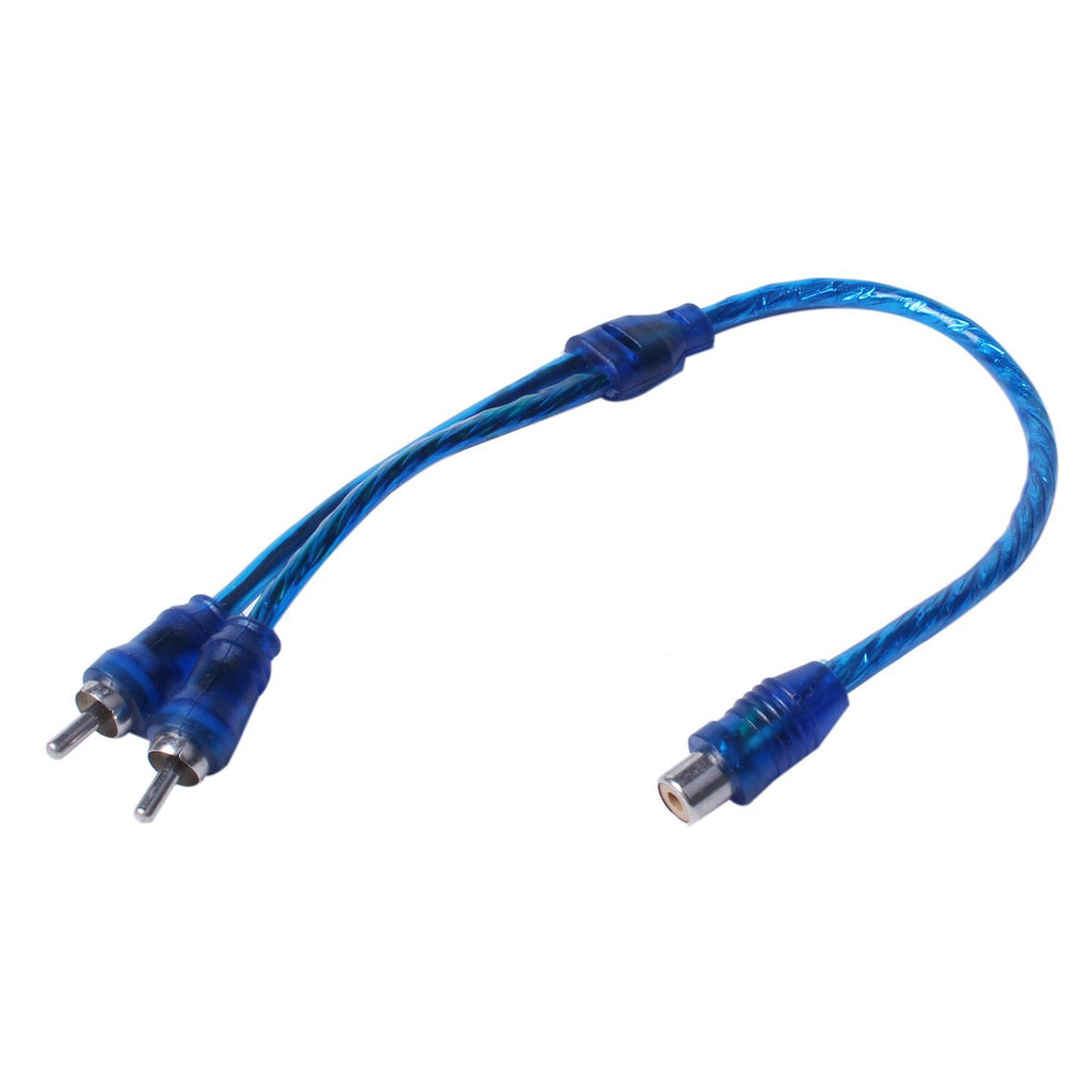 9 Pcs Audio Connection for 1 Female to 2 Male Adapter Splitter Cable