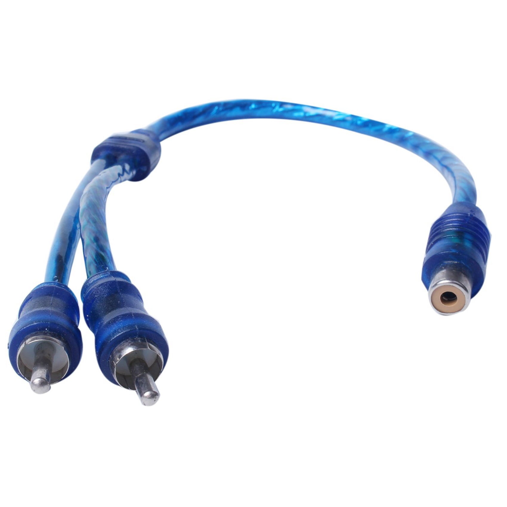 9 Pcs Audio Connection for 1 Female to 2 Male Adapter Splitter Cable