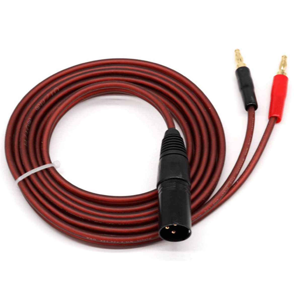 4X XLR to Banana Speaker Cable,XLR 3 Pin Female to Dual Banana Plugs Audio Cable, Gold-Plated 4mm Plug to XLR3 Pro HiFi