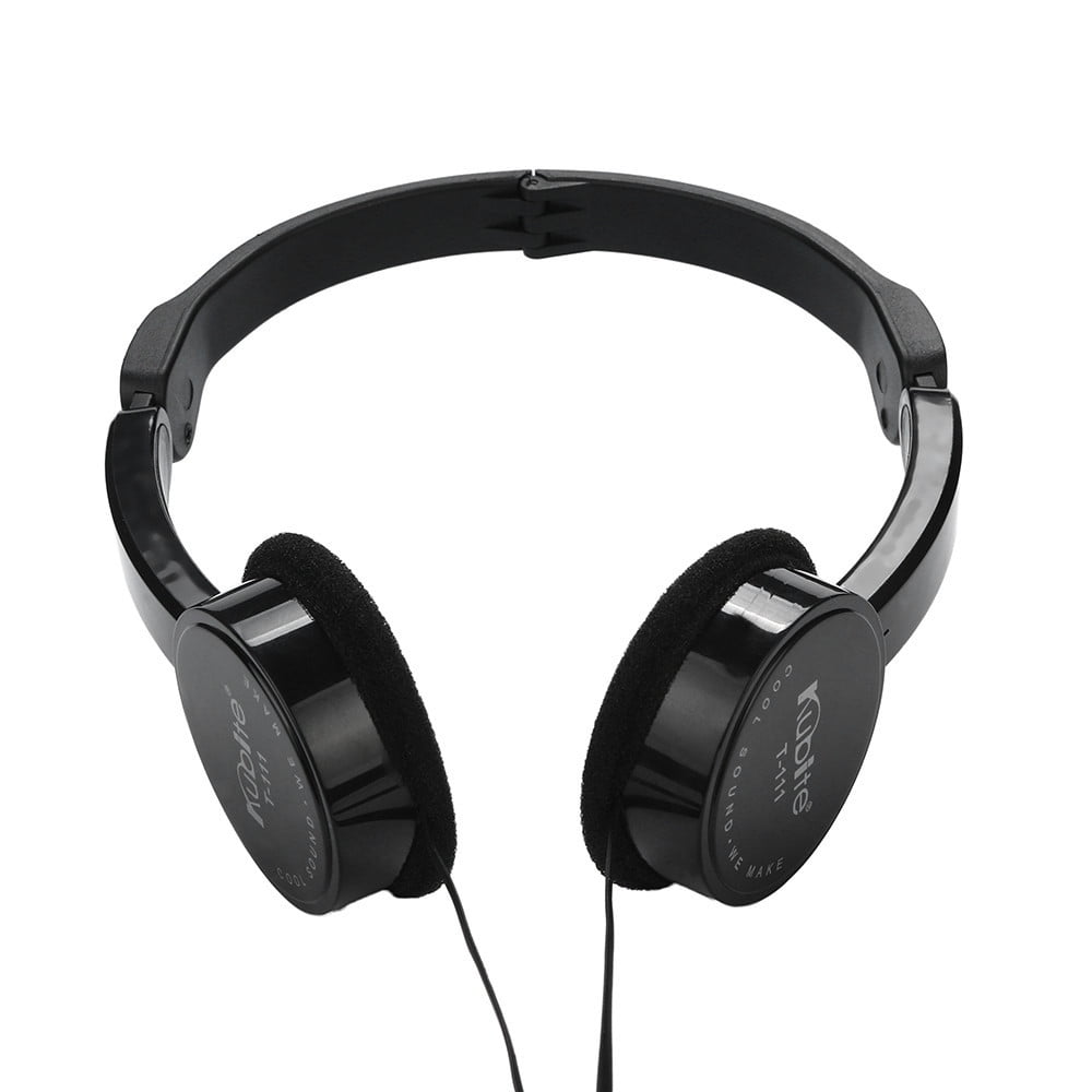 lulshou School Supplies Kubite Kids Wire Headphones On Ear Foldable Stereo Headset for Kids Earphone