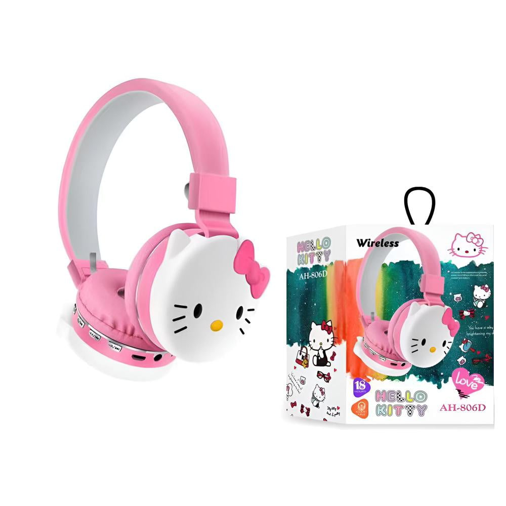 HELANHO Cute Cartoon Kuromi Wireless Bluetooth Headphones with Microphone - Stylish Stereo Earphones, Fashionable Gift for Teens &amp; Adults QQH63-2352