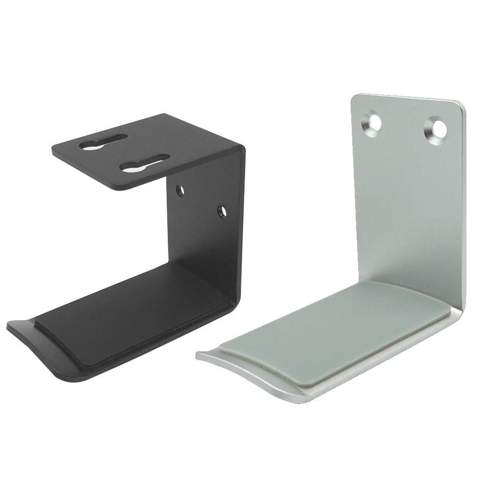 unbranded  2 PCS Headphone Stand Headphones Wall Mount Computer Headset Holder Black