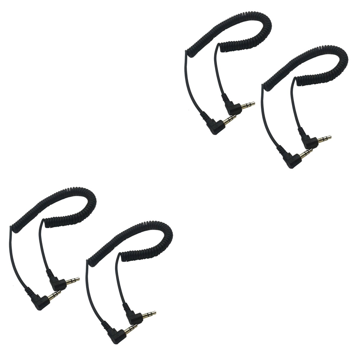 2 PCS Aux Cable Extender Headphone Extension Cords