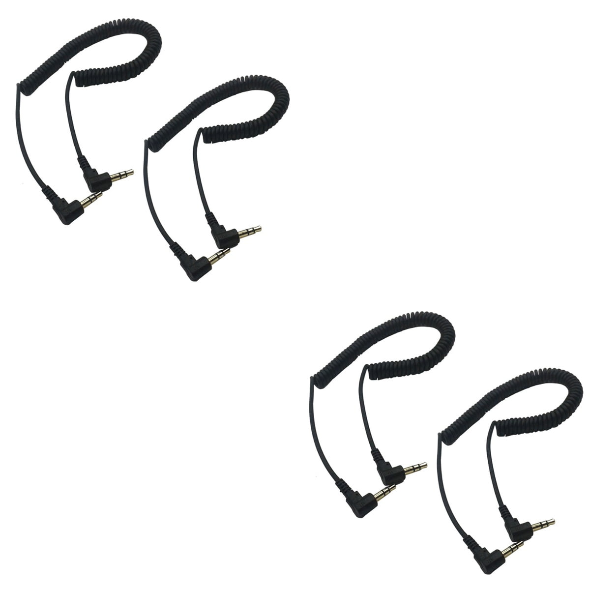 2 PCS Aux Cable Extender Headphone Extension Cords