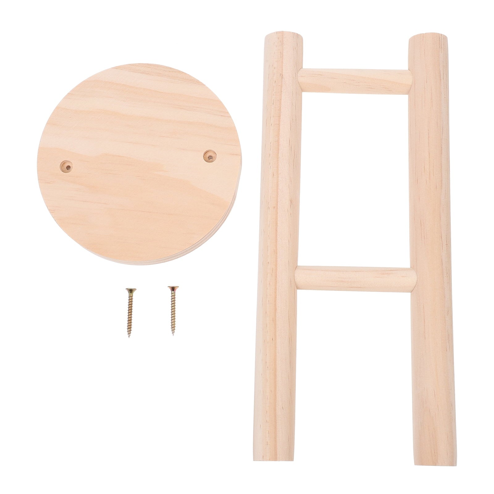 WASHWEPE Headset Display Stand Light Brown Wood 1Pcs 10.8X4.9X4.9In