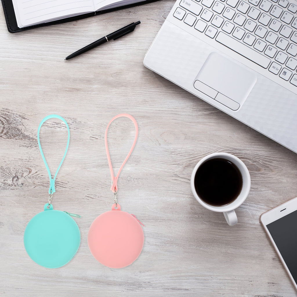 2 Pcs Earbud Case Portable Headphone Travel Child