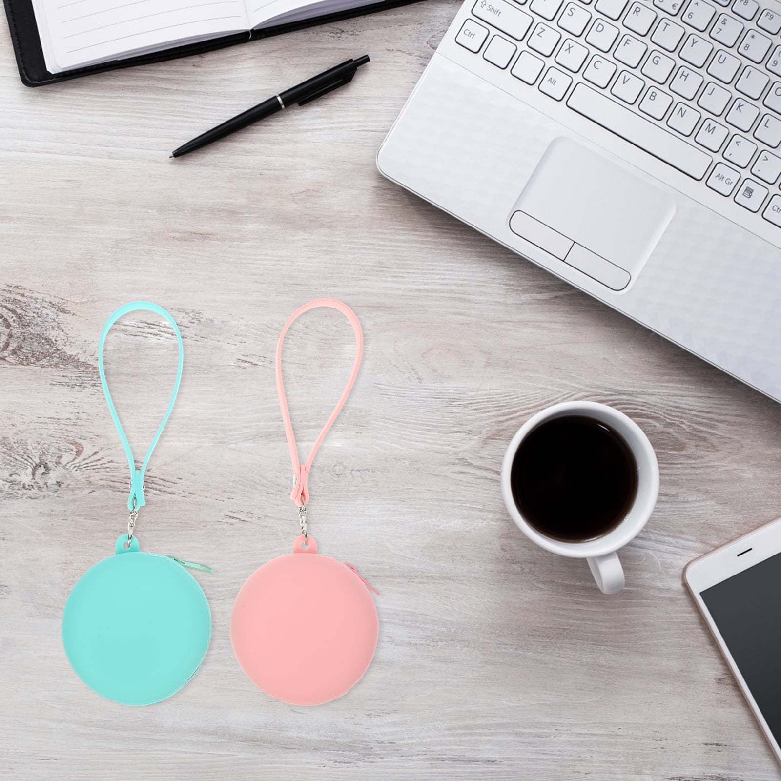 2 Pcs Earbud Case Portable Headphone Travel Child