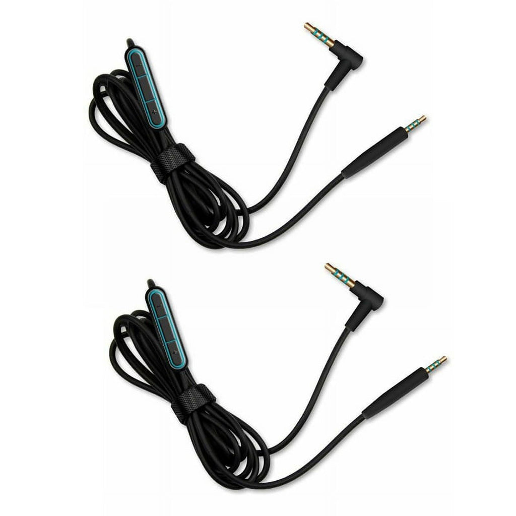2X Audio Cable Cord Replacement for Quiet Comfort QC25 QC35 SoundTrue OE2 OE2I AE2 AE2I Headphones with Mic