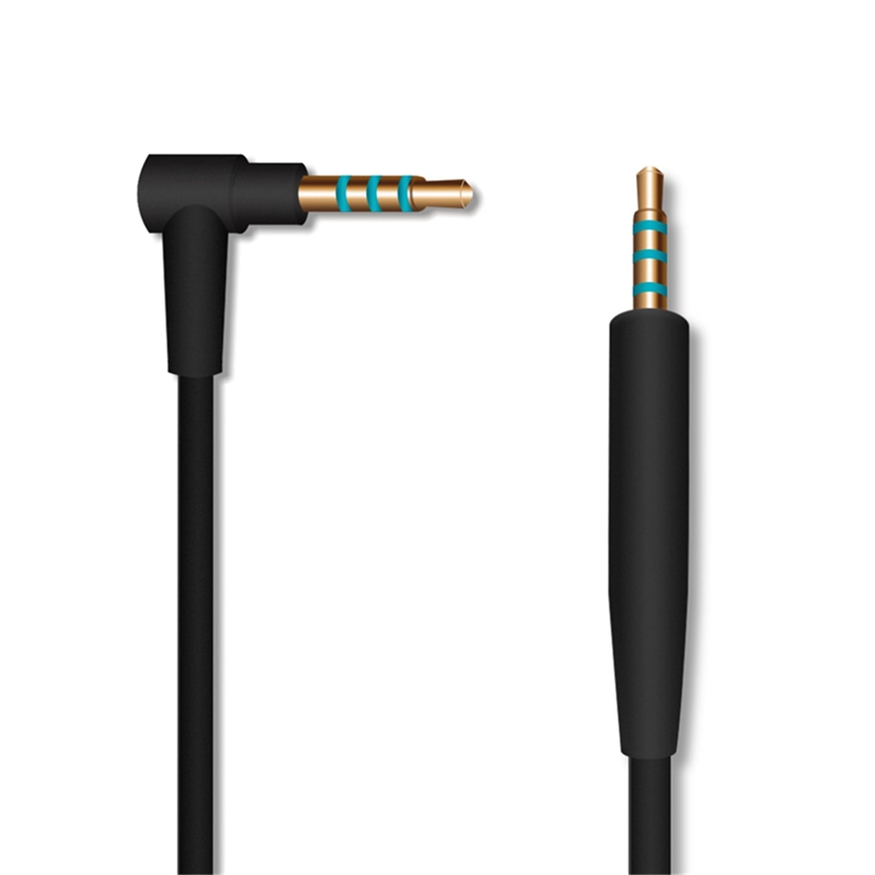 2X Audio Cable Cord Replacement for Quiet Comfort QC25 QC35 SoundTrue OE2 OE2I AE2 AE2I Headphones with Mic