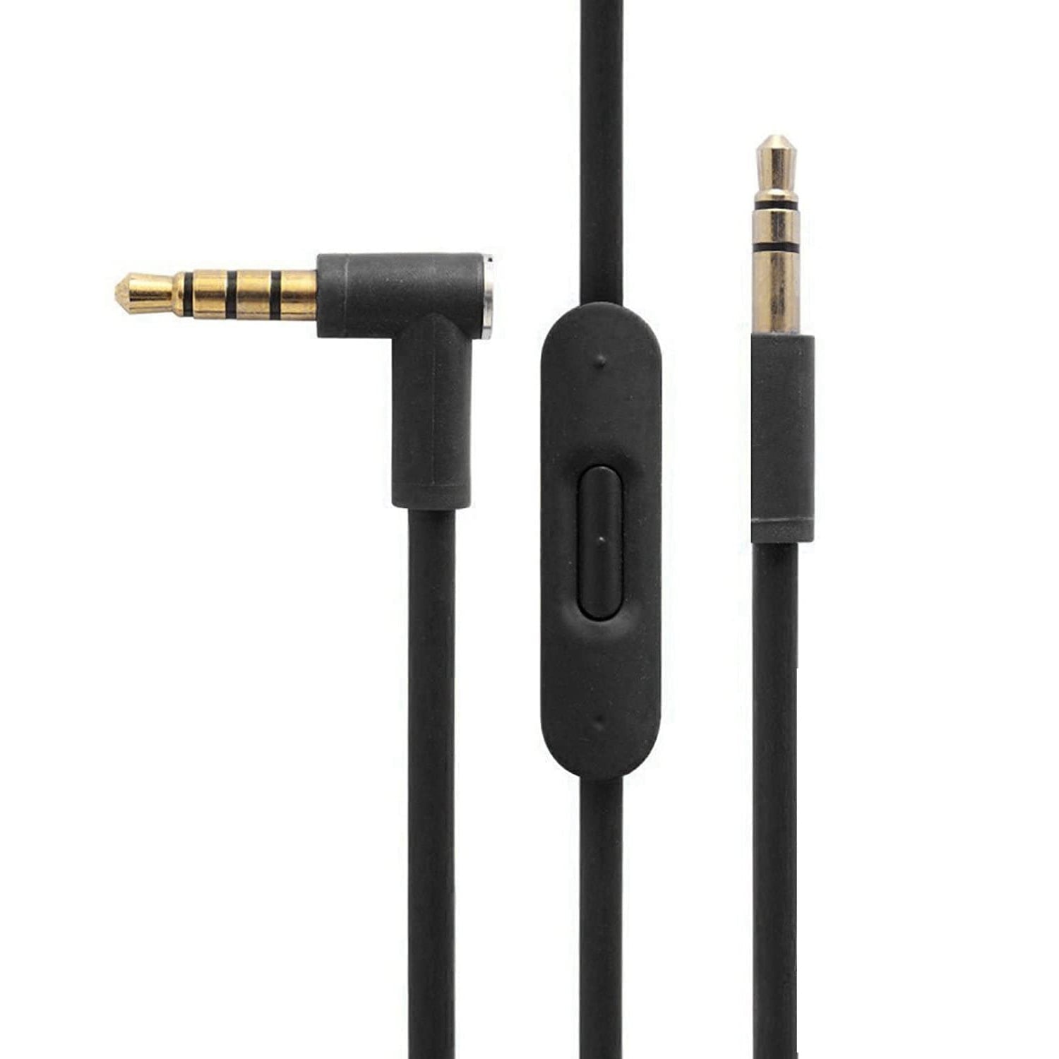 2x Remote Talk Audio Cable for Studio, Executive, Mixer, , Wireless, and Pro Headphones(Black+),2 x Audio Cable,Black-Red &amp; Black