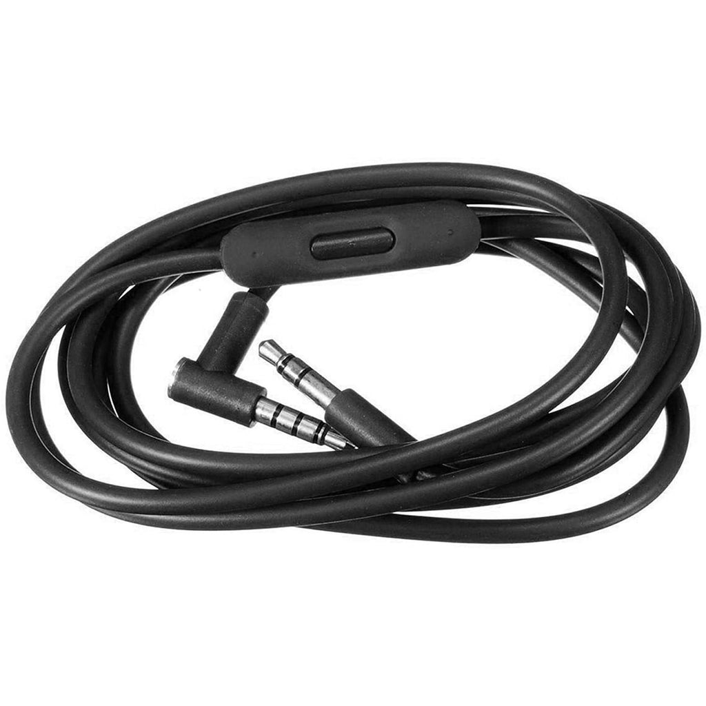 2x Remote Talk Audio Cable for Studio, Executive, Mixer, , Wireless, and Pro Headphones(Black+),2 x Audio Cable,Black-Red &amp; Black