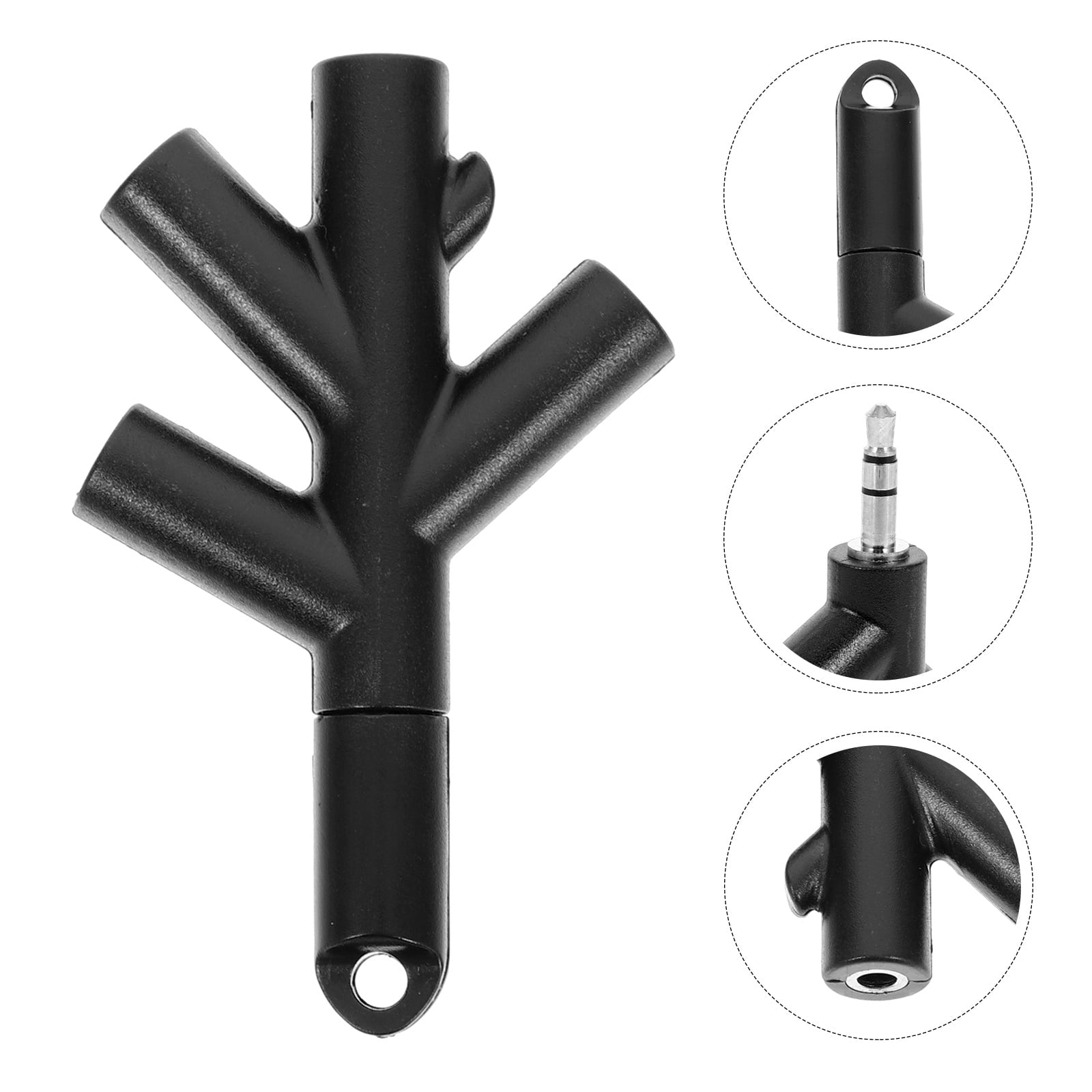 2 Pieces Earbuds Cable Splitter Audio Adapter Miss