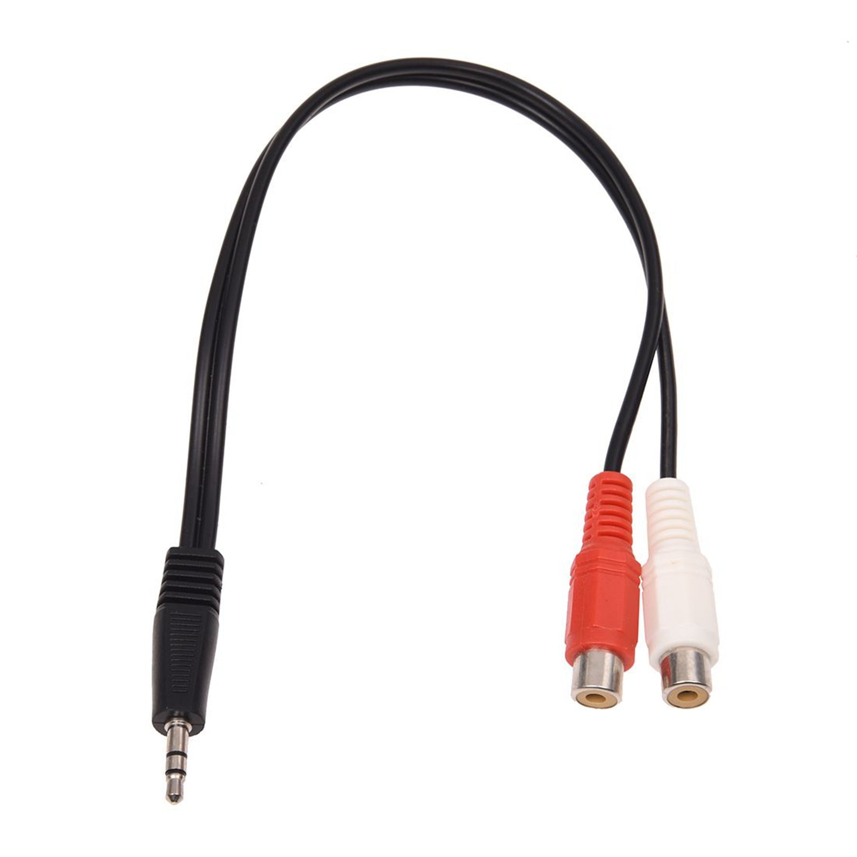 10X 3.5mm Stereo Adapter Headphone Jack to 2 Jack Adapter Audio Cable, 3.5mm Male to 2X Female