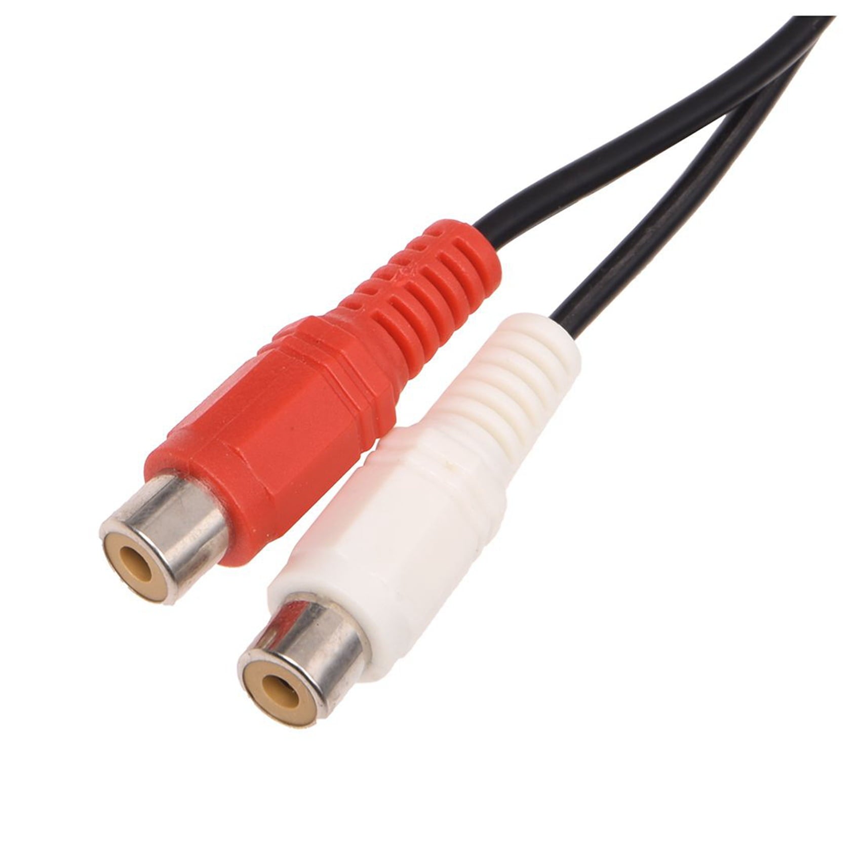 10X 3.5mm Stereo Adapter Headphone Jack to 2 Jack Adapter Audio Cable, 3.5mm Male to 2X Female